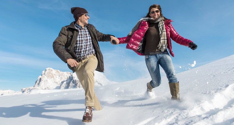 Schneewandern im Naturpark